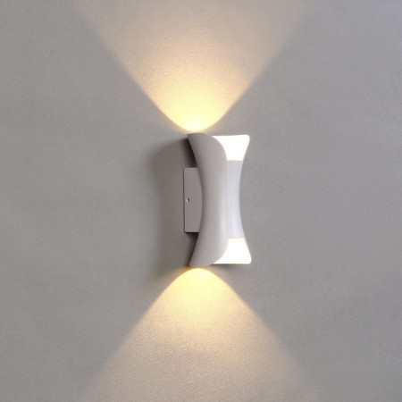 Facade lamp "Elegant", FSD-051, 10 W, 3000K, 1 Ray, IP65, 220 V, plastic, white-3