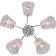 Люстра Rivoli Shirley 9167-305 5хЕ27, 60Вт