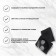 Pedicure heaps moisturizing, with silicone inserts, One size, black color