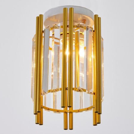 Lamp 91293/1 E27 40W White-gold champagne 18x18x24 cm Bayerlux-1