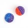 Badminton children, 2 rackets 41.2x18.6 cm, 2 goals D-5.5 cm