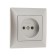 Single Luazon Lighting "Antei", 10 A, hidden, without salary, silver