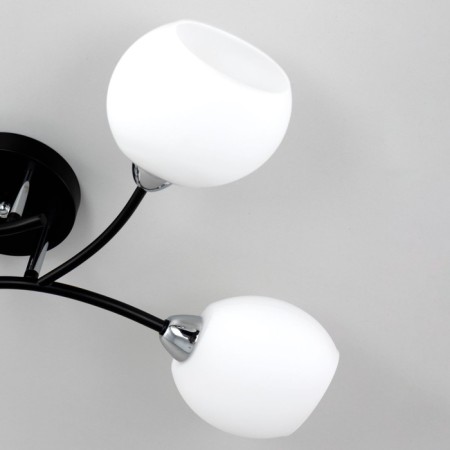 Ceiling chandelier Citilux "Florida" CL148145, 65.5x51x14.5 cm, 4x60W, E14, Black Color Black-7