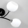 Ceiling chandelier Citilux "Florida" CL148145, 65.5x51x14.5 cm, 4x60W, E14, Black Color Black