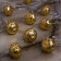Garland “thread” 4 m with nozzles “ball with ornament”, ip20, transparent thread, 20 LED, glow warm white, 8 modes, 220 V