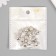Decor for creativity Plastic for metal "Heart with an arrow" mix set 12 pcs 1.4x1.9 cm