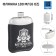 Flaw for alcohol "Man No. 1", stainless steel, cover, gift, 180 ml, 6 oz
