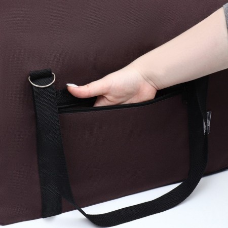 Flip-frequency bag, size m, 43 x 27 x 30 cm, brown-5