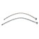 Accoona A9890F kitchen, single -leaf, silicone spout, black/chromium
