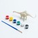 Set for creativity "Color Spinosaurus", paint 6 colors of 2 ml, brush