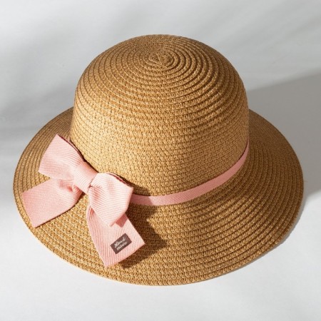 Hat for the girl Minaku, col. brown, river 54
