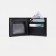 Male purse without fastening, black color