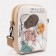 Story bag, 15x3x20 cm, lightning department, long belt, beige color