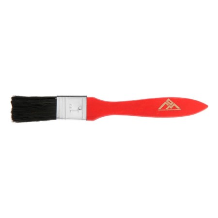 Brush flat scrap, mixed bristles, wooden handle, 1 ", 25 mm-3