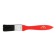 Brush flat scrap, mixed bristles, wooden handle, 1 ", 25 mm