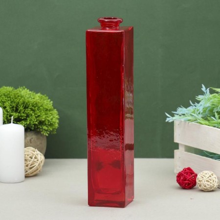 VAZ "Narcissus" red, transparent 24.5x5x5x5.5 cm, 0.45l
