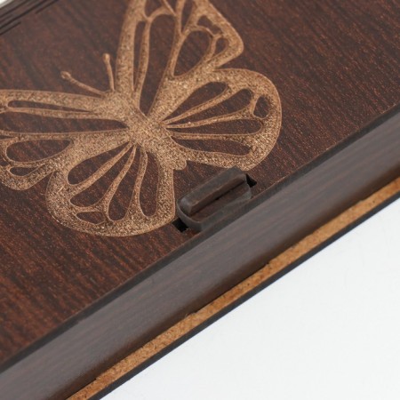 Casket "Butterfly" 17x8.5x3 cm mix-3