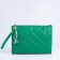 Lightning bag bag, wrist strap, green color
