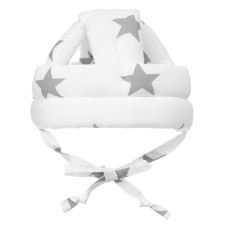 Anti -Manager hat - helmet for children, large stars, white color