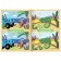 The book "Find the Differences", 2 level, 12 p., A5, Blue Tractor