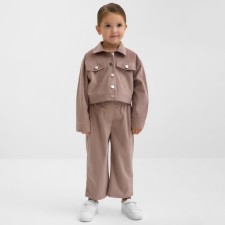 Костюм детский KAFTAN "Velvet", р. 38 (146-152), кофе