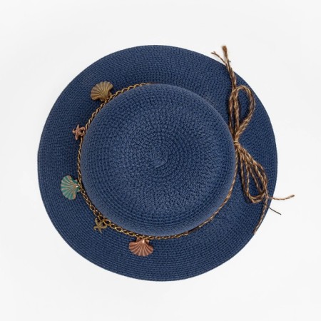 Women's hat minku Blue color, rr 56-58-1