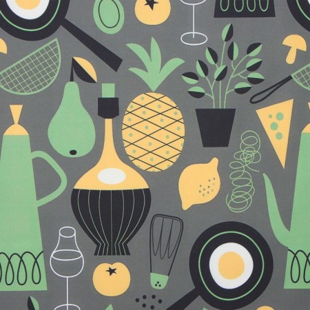 Apron Dolyana kitchen 70*80 cm, 100% p/e-2