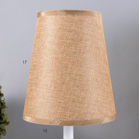 Hilton table lamp E27 40W white-chocolate 15x15x32 cm Risalux-5