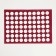 Kuznetsova applicator, 70 spines, spanbond, 23 x 32 cm, red.
