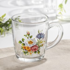 Glass mug 