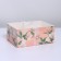 Capcake box, confectionery packaging, 6 cells "Happiness inside", 23 x 16 x 10 cm
