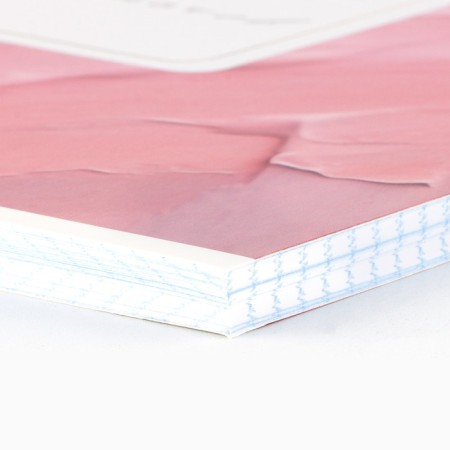 A4 college, 96 sheets on the paper clip "Pink Texture"-1
