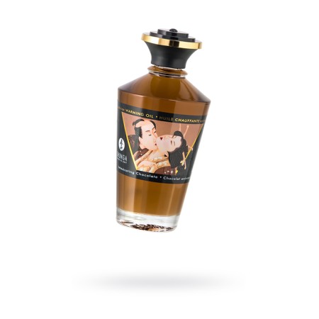 SHUNGA massage oil "Chocolate", heating, 100 ml