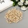 Wooden beads "Russian alphabet" 10x10 mm
