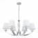 Suspension lamp ST LUCE. SL1756.103.06. Bello. 6x40 watts, E14, 78x78x35 cm, chromium color