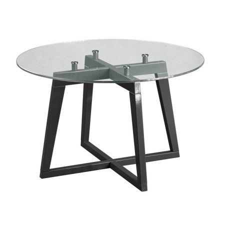 GOOD RILLE 445, 700x700x440, gray graphite/glass Transparent circle