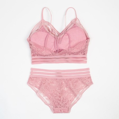 Female set (top, panties) dark pink color, size 42-44-2
