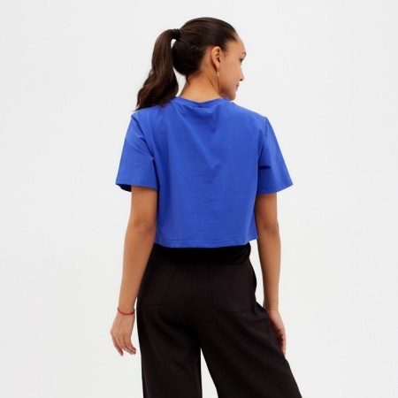 T -shirt shortened female minku color electro, size 48-4