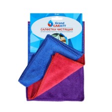 A car washing rag, Grand Caratt, microfiber, 300 g/m², 20 × 30 cm, set 3 pcs