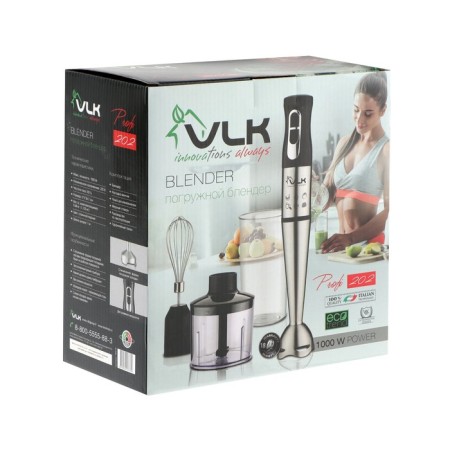 Bleader VLK Profi 202, submersible, 1000 watts, 0.5/0.6 l, 2 speeds, "turbo" mode, black-8