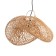 Ceiling Lamp from the rattan "Flexibility" 1x120W, E27, 45x42x26 cm