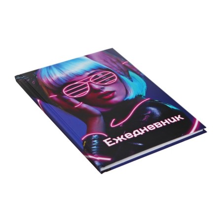 Deliciper of Leduced A5, 80 sheets, solid cover, Neon Girl, OFSET block-1