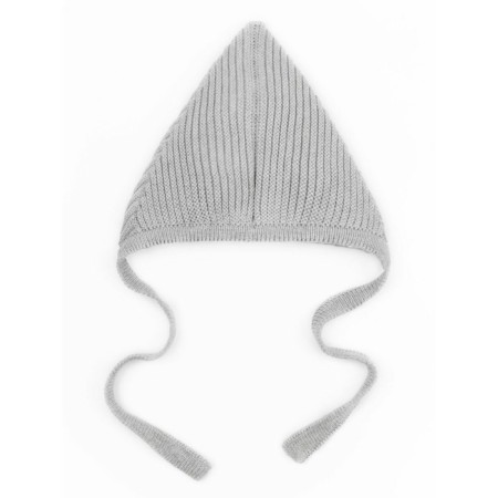 Hat on the ties Children's Amarobaby Pure Love Elf, size 40-42 cm, color gray color-8