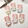 Hair elastic band "Avelin" (set 2 pcs) pussy beads, mix