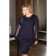 Women's dress, size 54, blue color