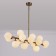 Bolla-Piccolo 28x92x28 cm chandelier, 16x25W G9