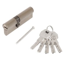 The cylinder mechanism standard Max, 90 mm (35x55), 5 keys, type key/key, matte nickel