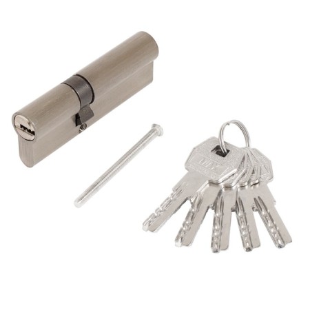 The cylinder mechanism standard Max, 90 mm (35x55), 5 keys, type key/key, matte nickel
