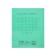 Notebook 24 sheets in the Calligrata "Green" line, plastic cover, with alphabet, offset block