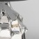Table lamp 75555101TL/1 E14 40W chrome 22x22x32 cm Risalux